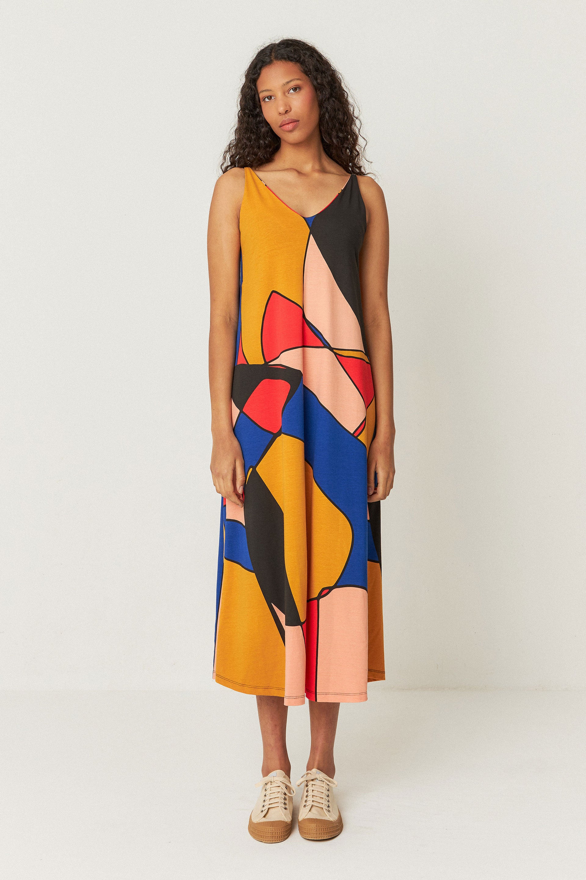 SKFK Martina Dress in Patches