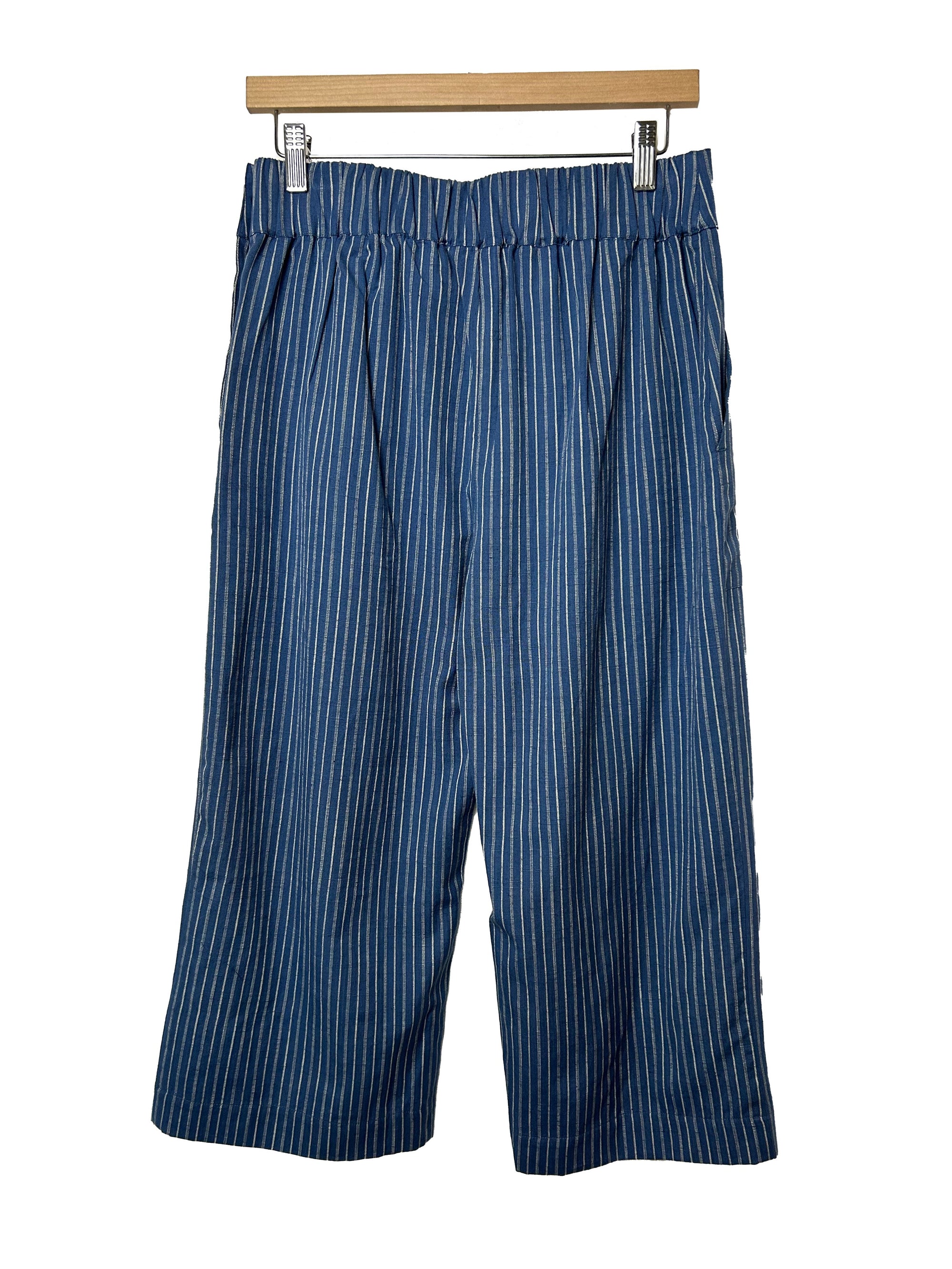 BIBICO Anna Culottes in Cotton & Linen Stripe