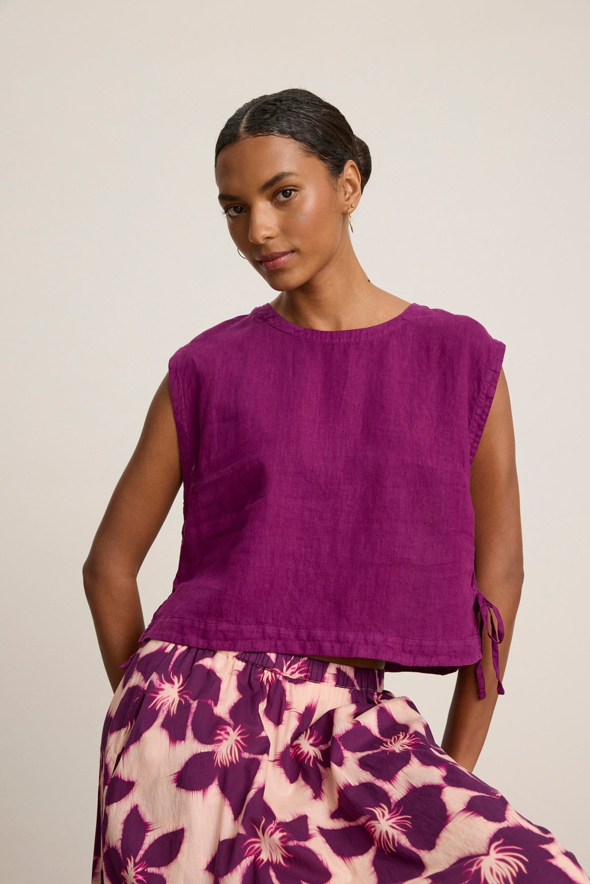 Velvet by Graham & Spencer Tavia Top Grapes