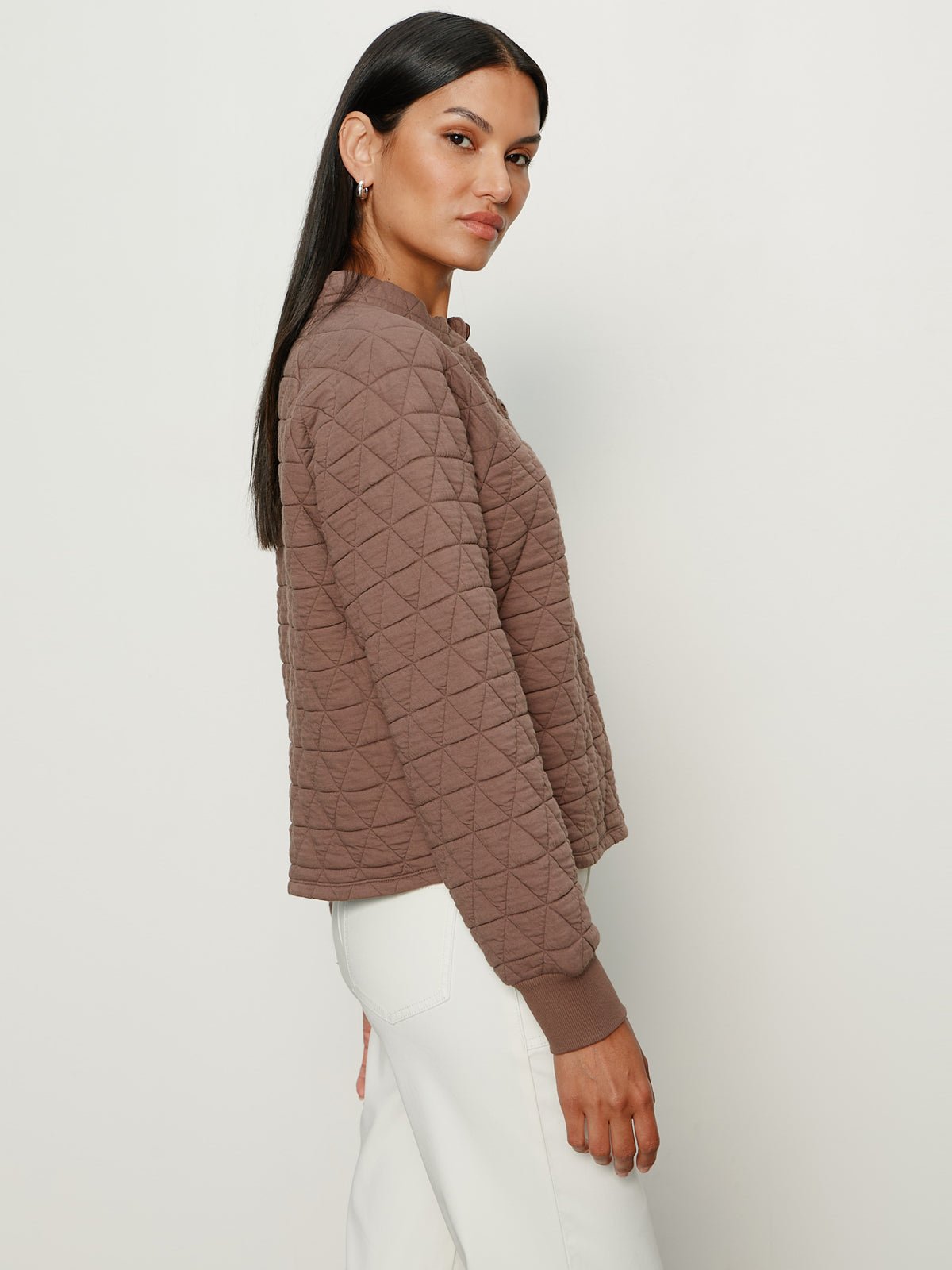 Sanctuary Quilted Button Popover