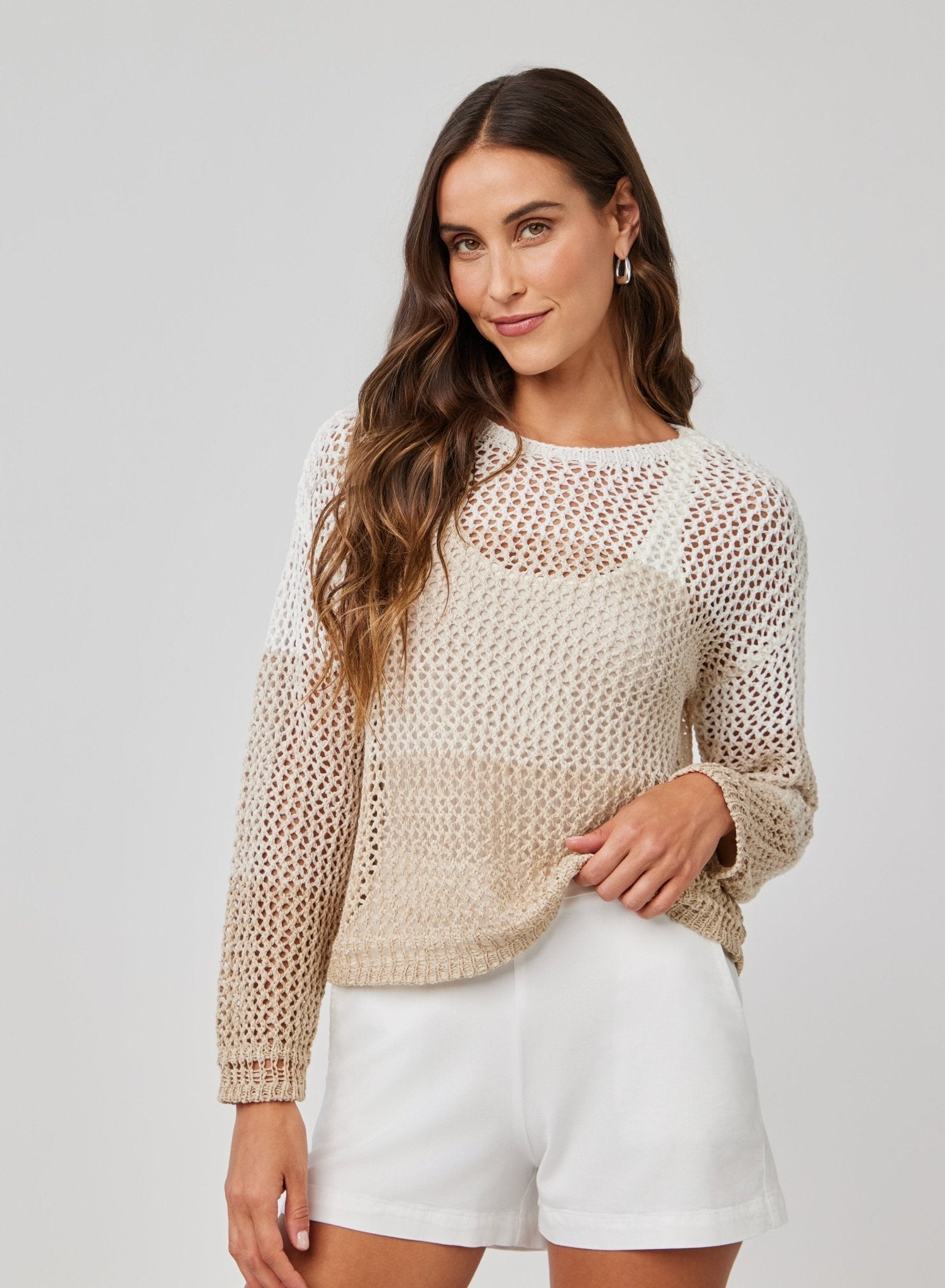 Bella Dahl Relaxed Drop Shoulder Sweater