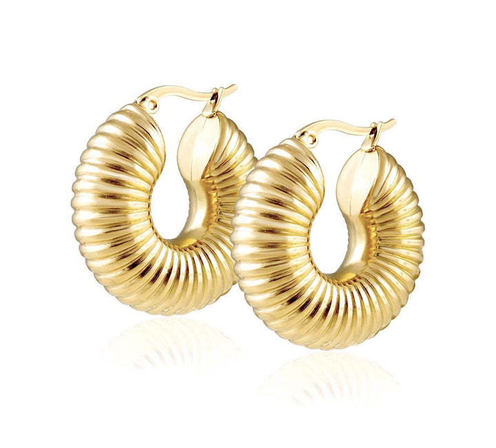 SAHIRA Robyn Hoops 1.2&quot; Gold