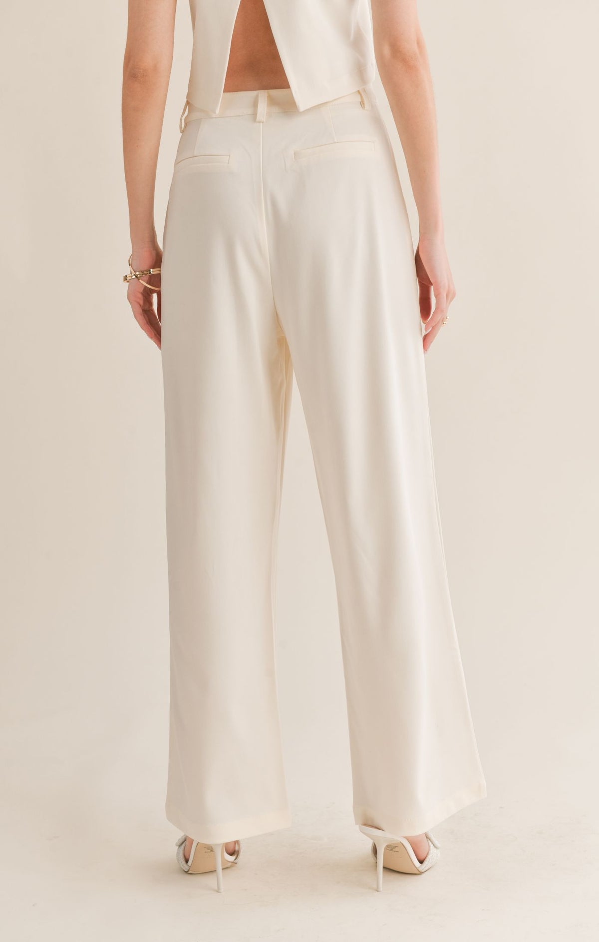 SAGE THE LABEL Follow Me Pleated Trousers