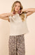 Sadie & Sage Rider Sleeveless Sweater with Back Buttons