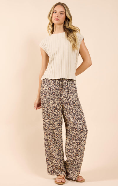 Sadie & Sage Rider Sleeveless Sweater with Back Buttons