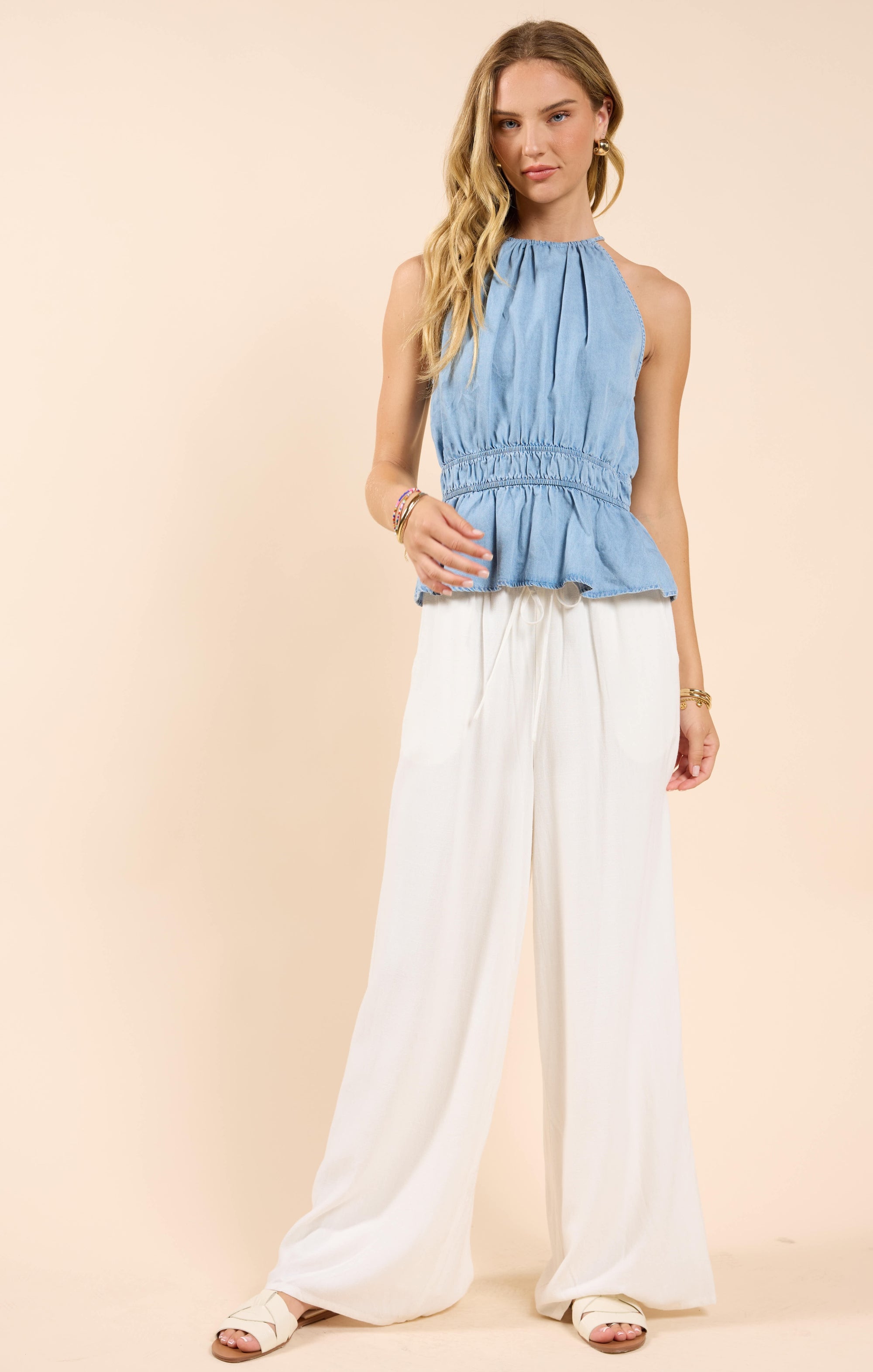 Sadie & Sage Sugarloaf Elastic Waist Pants