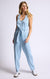 SAGE THE LABEL To Do List Seamed Belted Jumpsuit