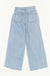 OAT Mid Rise Wide Palazzo Pant in Evan Light Wash