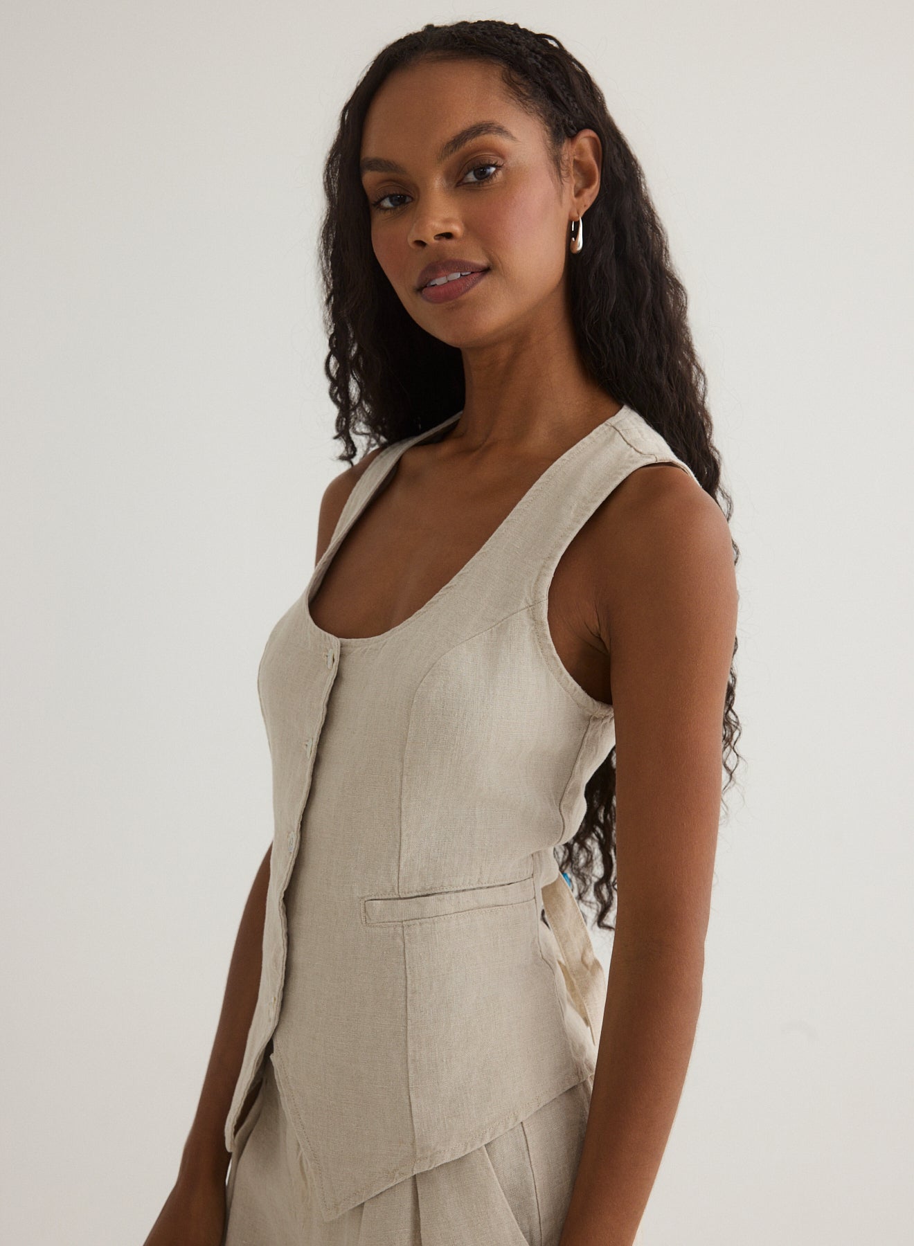 Bella Dahl Scoop Neck Vest