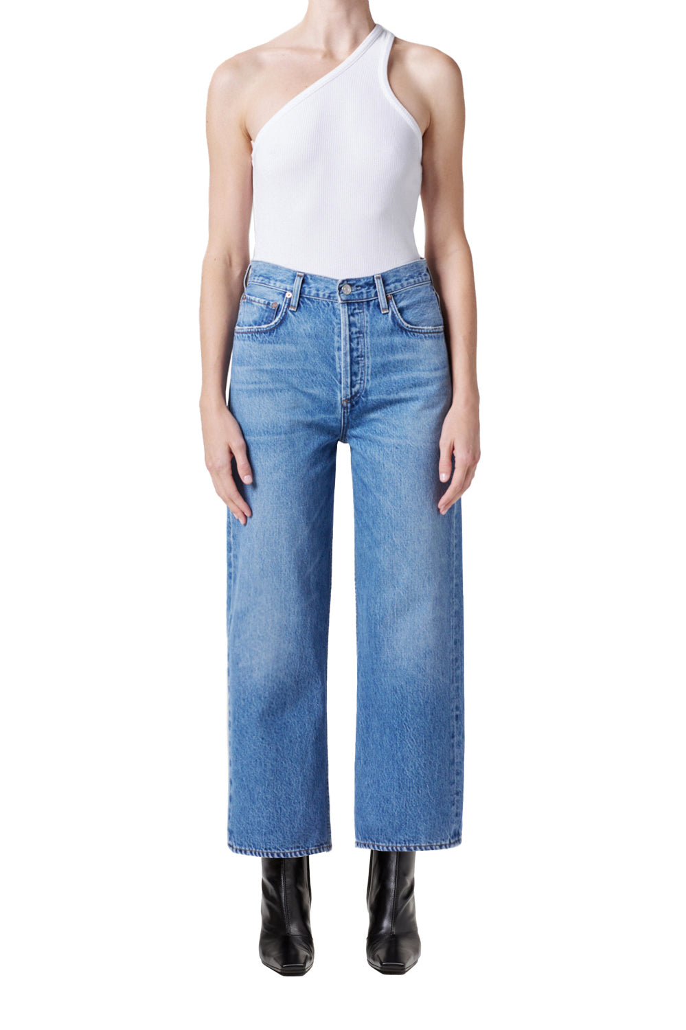 AGOLDE Ren High Rise Wide Leg in Shrine