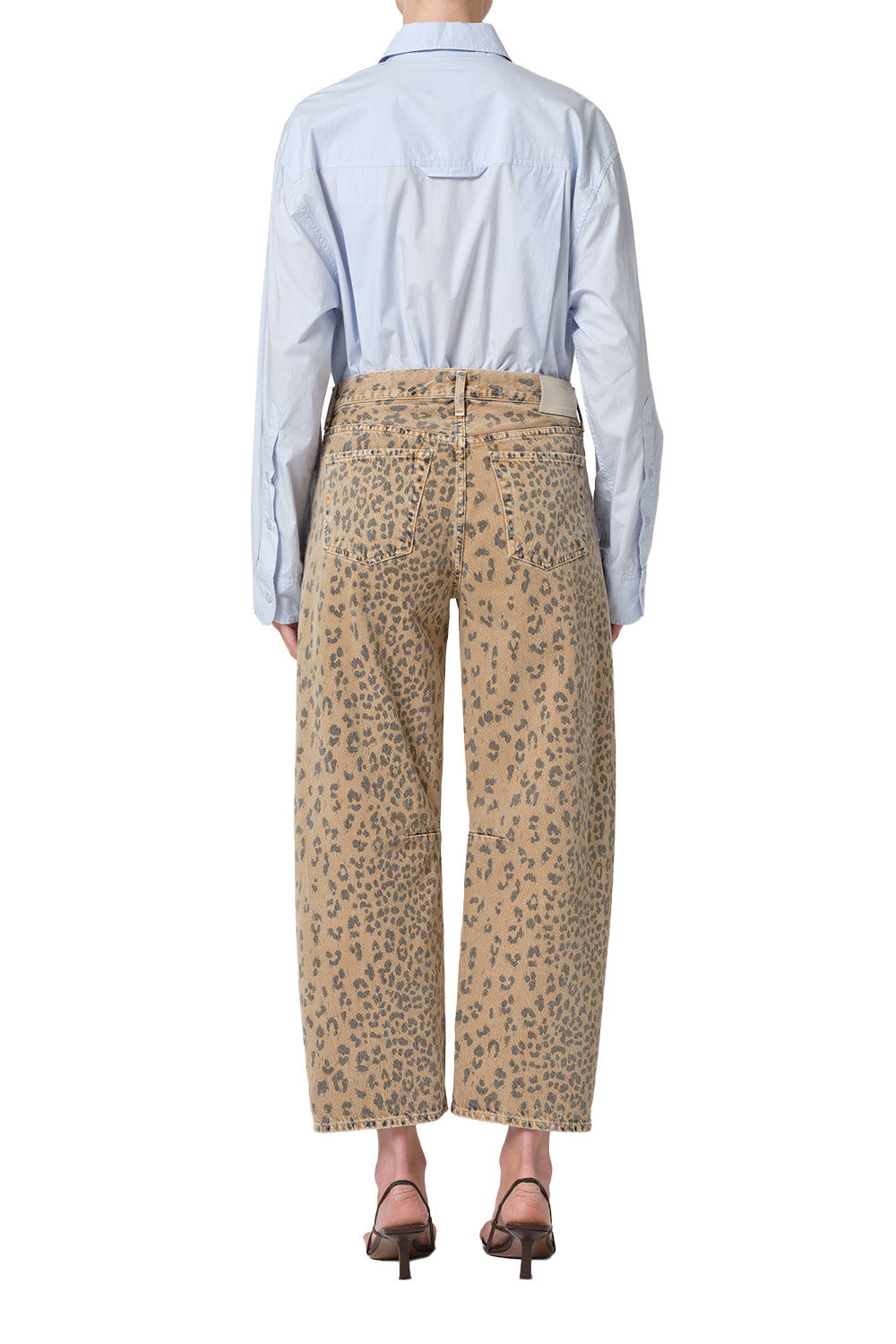 Citizens of Humanity Miro Relaxed Jean in Natural Cheetah