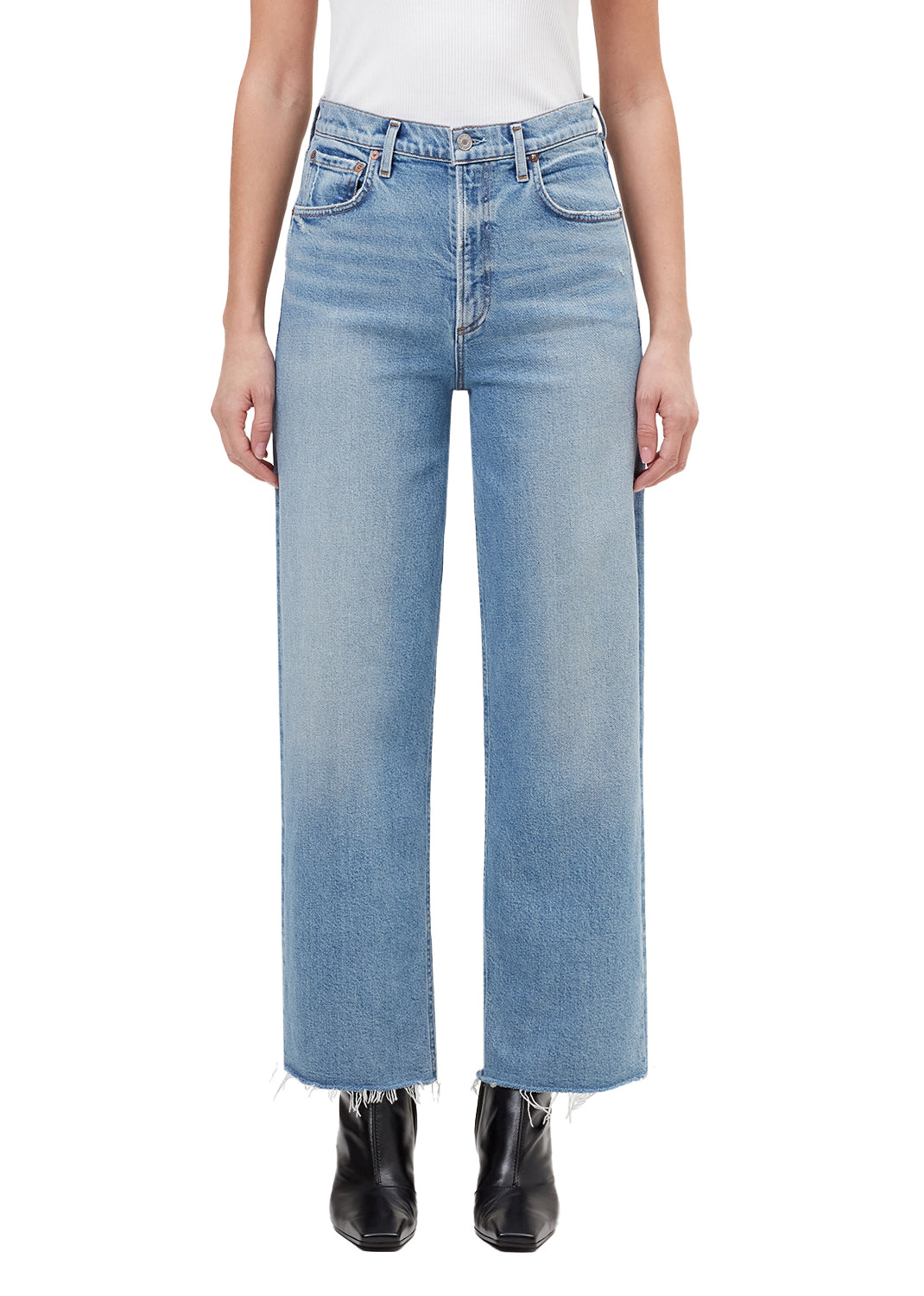 AGOLDE Ren High Rise Wide Leg in Forum