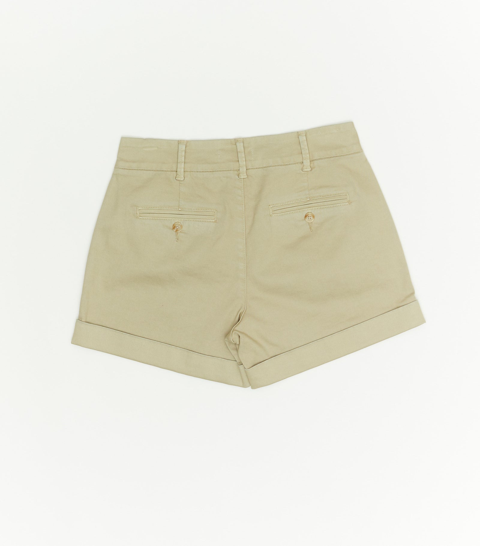 OAT Mid Rise Slit Pocket Shorts in New Sage