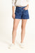 OAT High Rise Patch Pocket Short Dark Wash