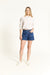 OAT High Rise Patch Pocket Short Dark Wash