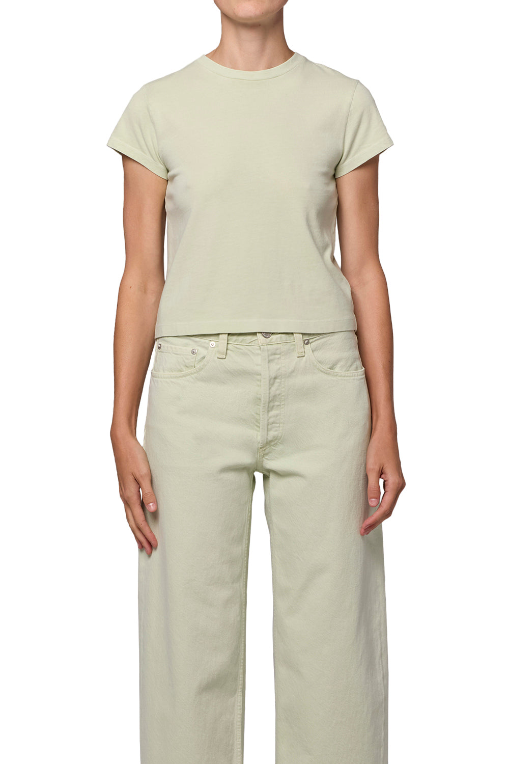 AGOLDE Adine Shrunken Tee