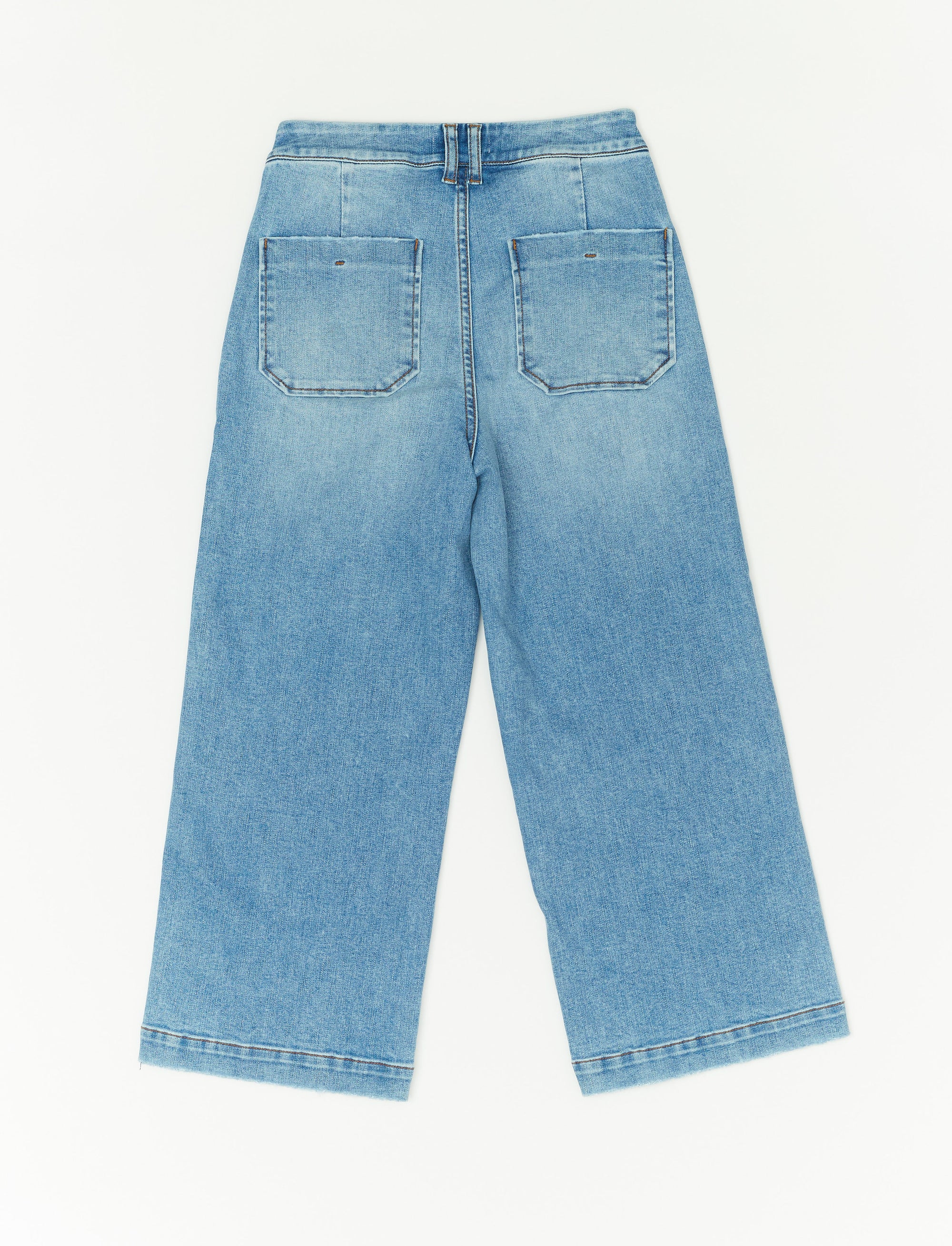 OAT High Rise Sailor Wide Leg Jeans in Ophelia Medium Wash