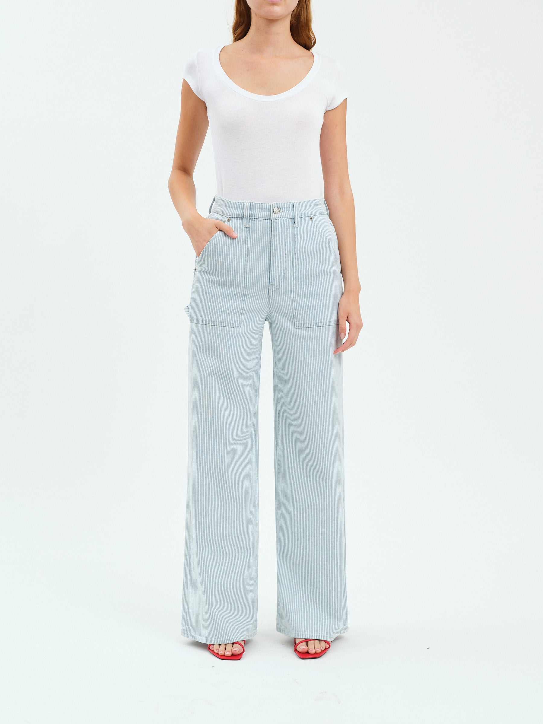 Daze Denim Far Out Utility in Blue Bell Stripe
