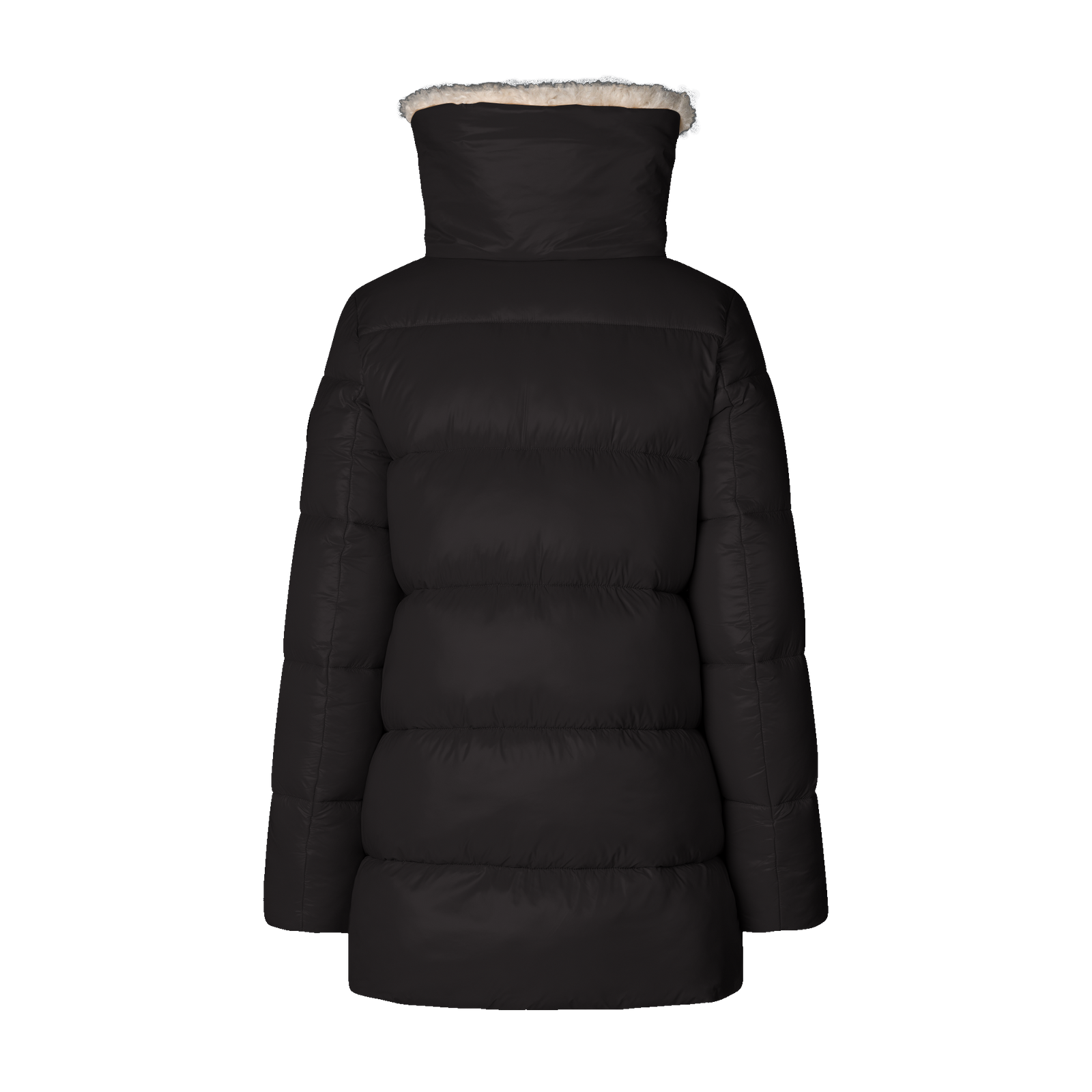 Save The Duck Bonita Coat in Brown Black