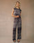 Bella Dahl Wide Leg w/ Wide Hem in Asilah Textured Print