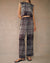 Bella Dahl Wide Leg w/ Wide Hem in Asilah Textured Print