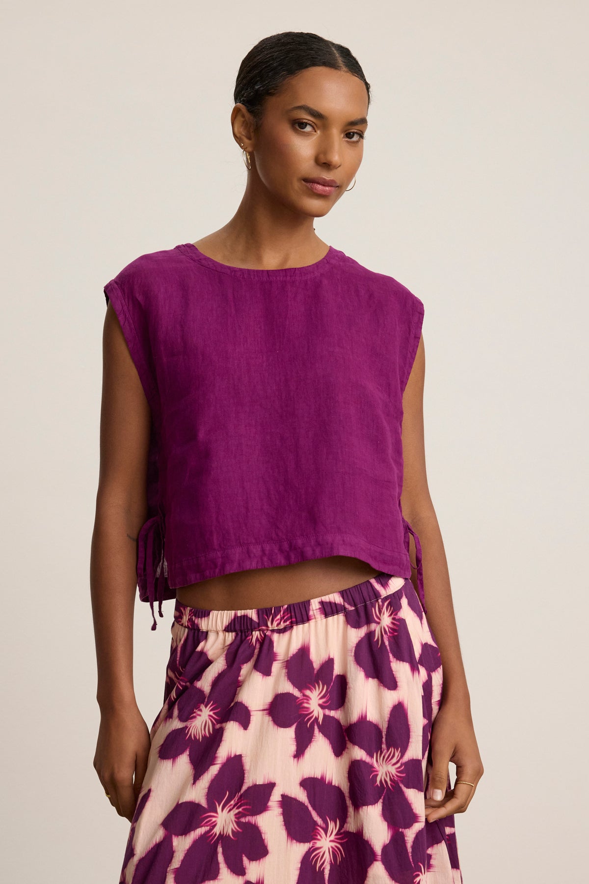 Velvet by Graham & Spencer Tavia Top Grapes