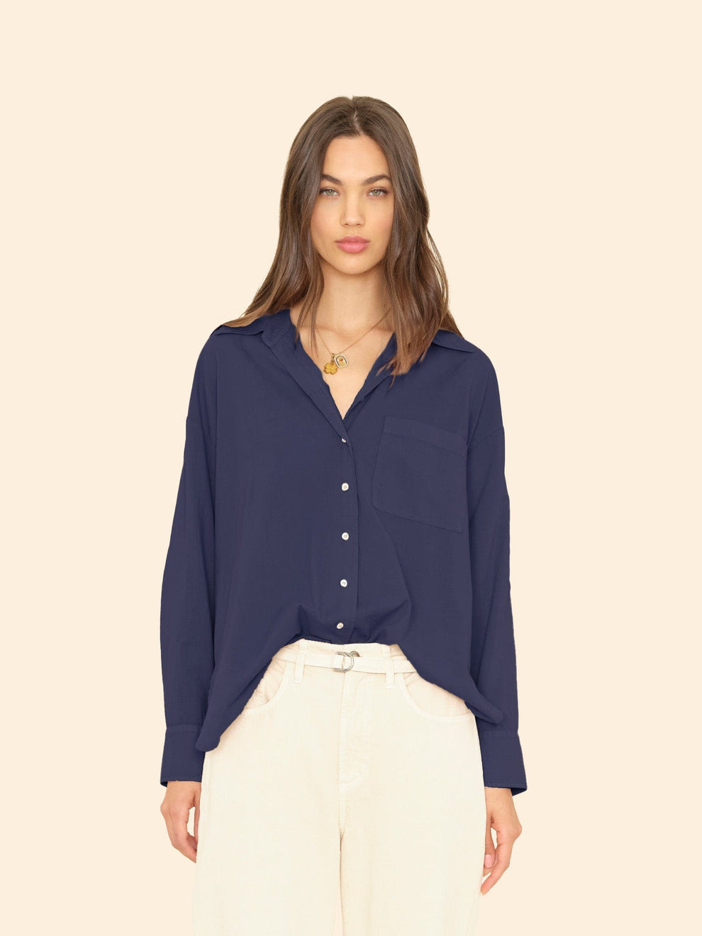 XIRENA Sydney Shirt Navy