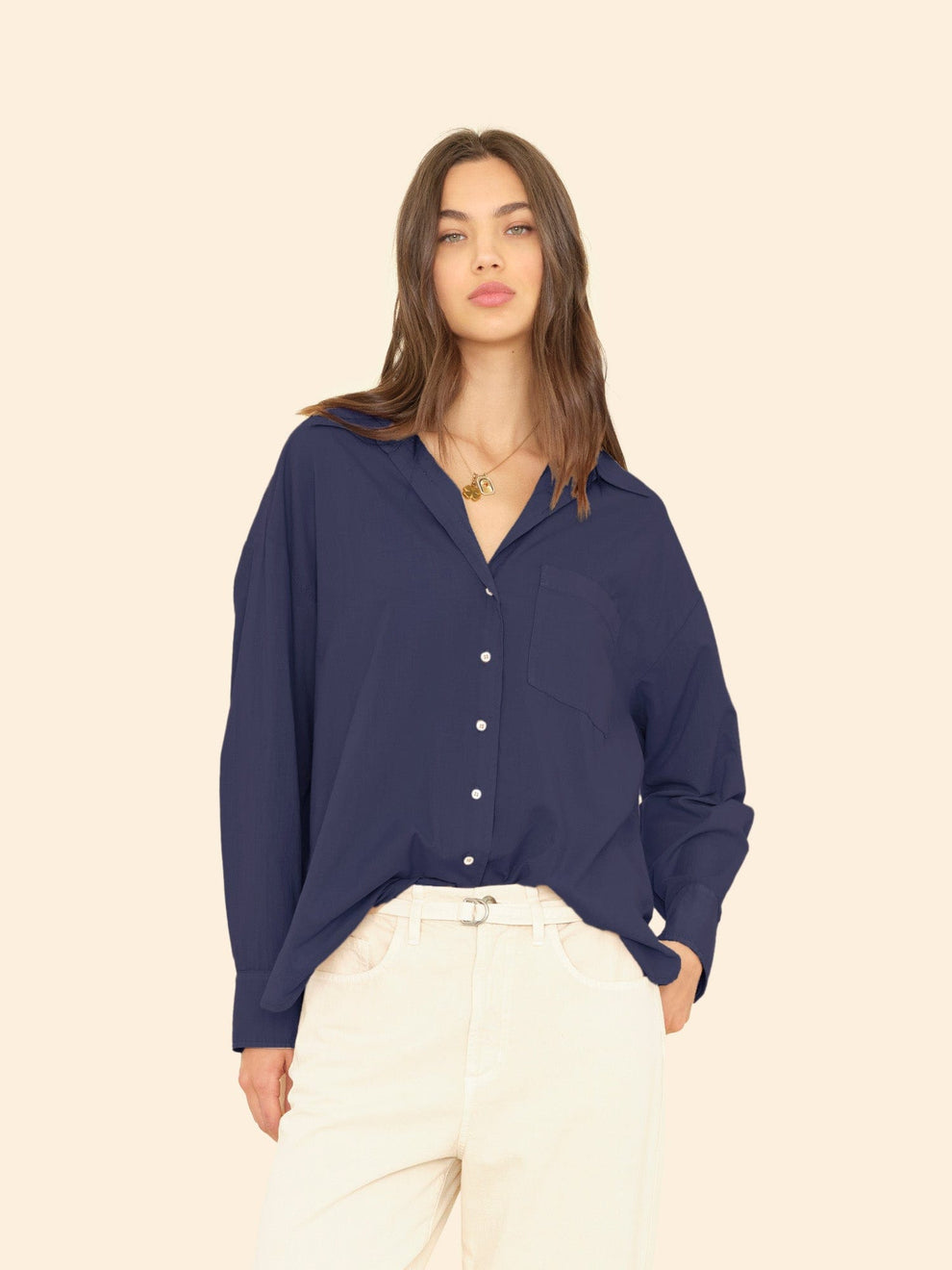 XIRENA Sydney Shirt Navy
