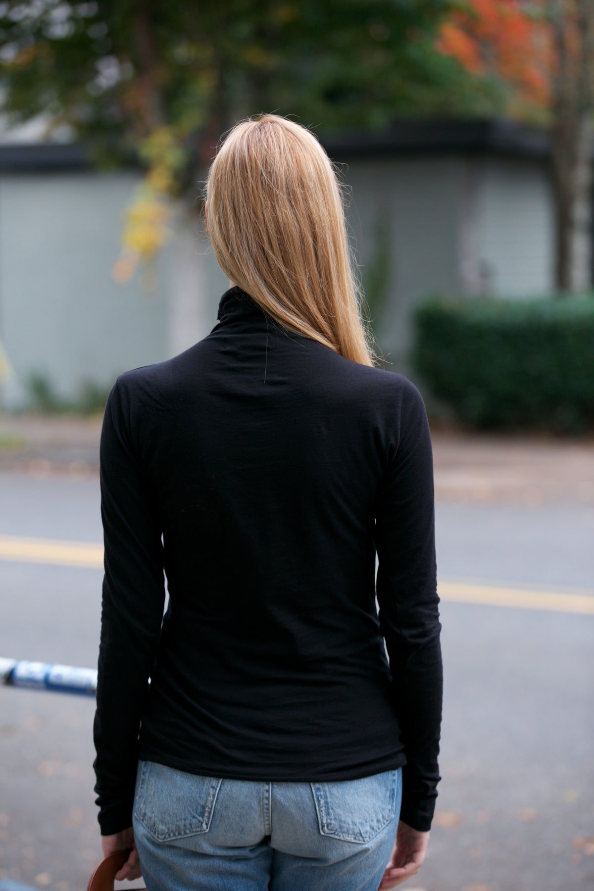 Velvet by Graham &amp; Spencer Talisia Mock Neck Tee Black