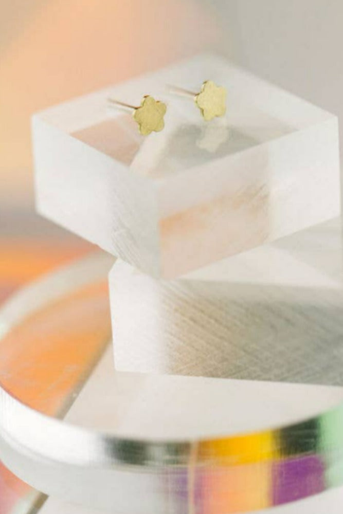 The Land of Salt Flower Stud Earrings