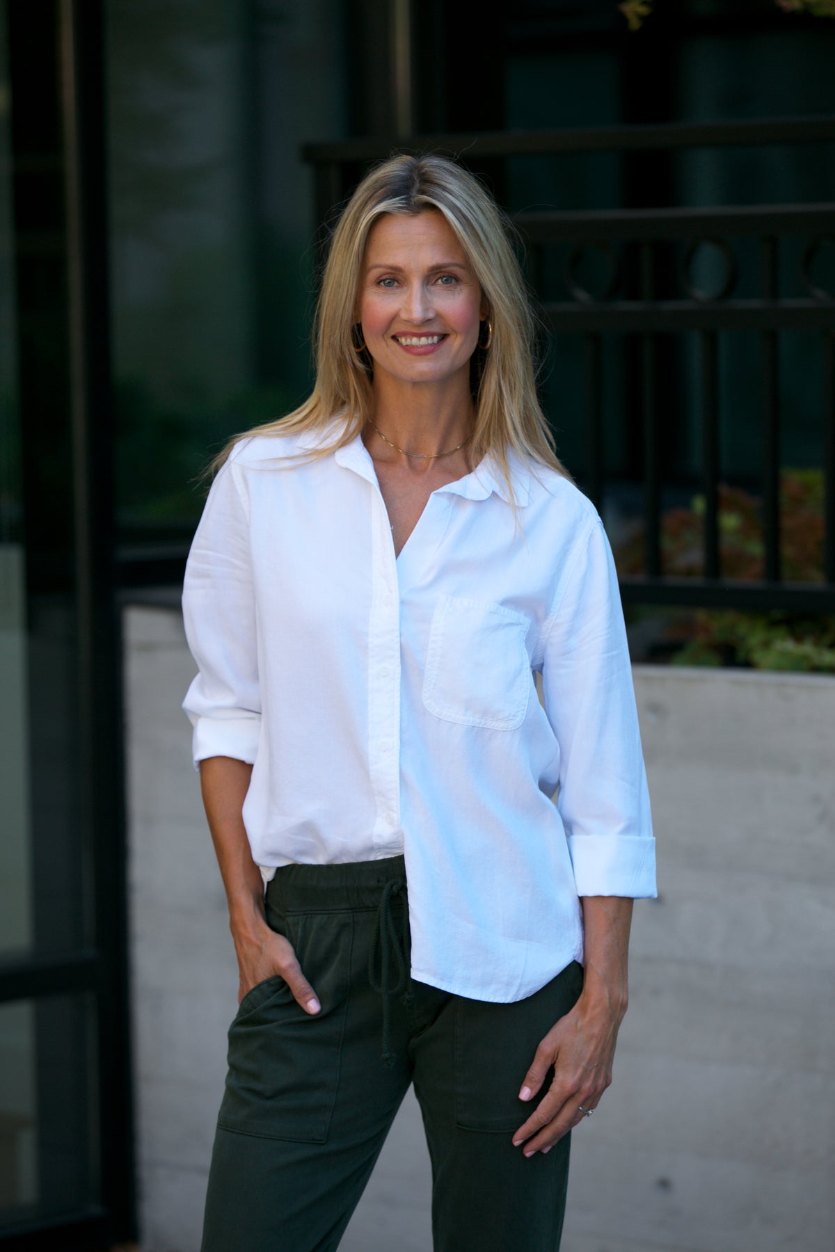 Bella Dahl Shirt Tail Button Down Wash