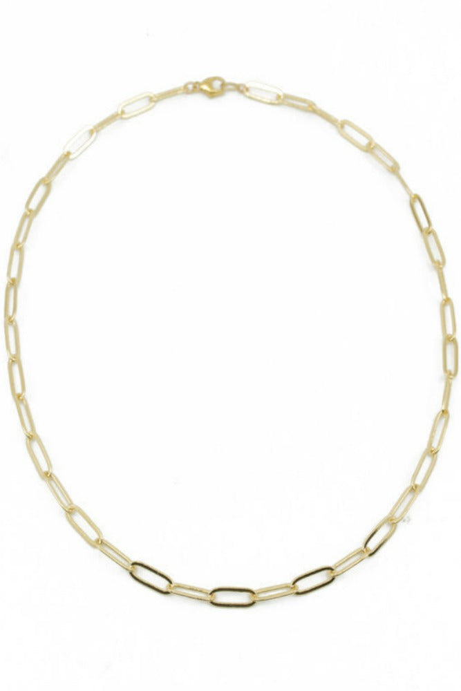 The Land of Salt 18&quot; Marigold Chunky Link Chain Necklace