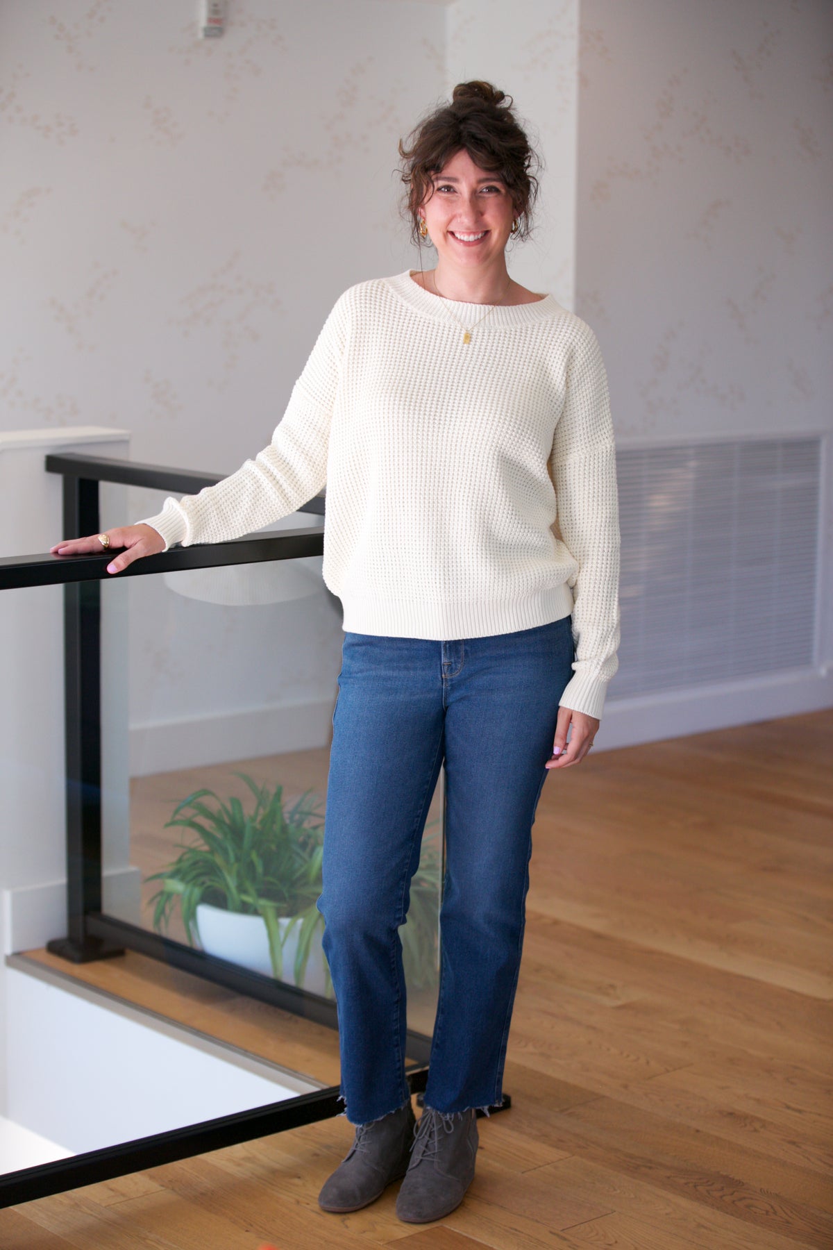 EMERSON FRY Daily Sweater Ivory Organic