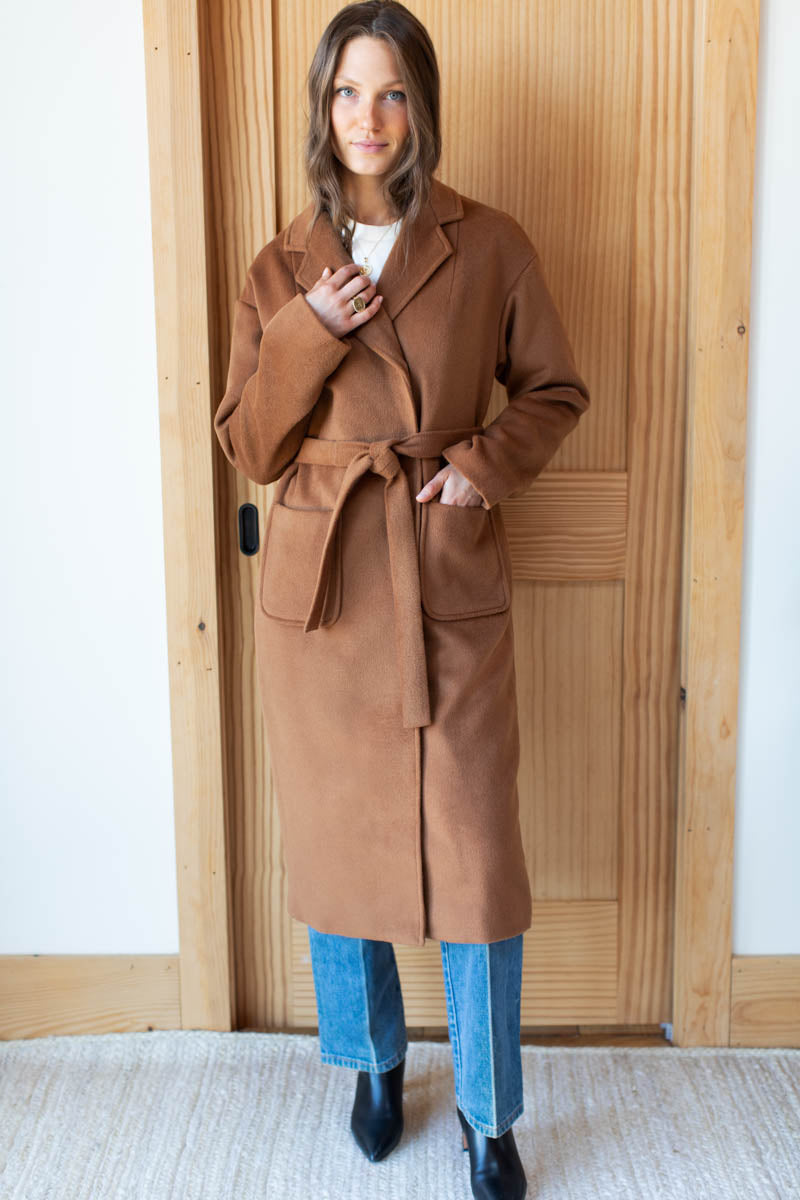 EMERSON FRY Drop Shoulder Long Coat