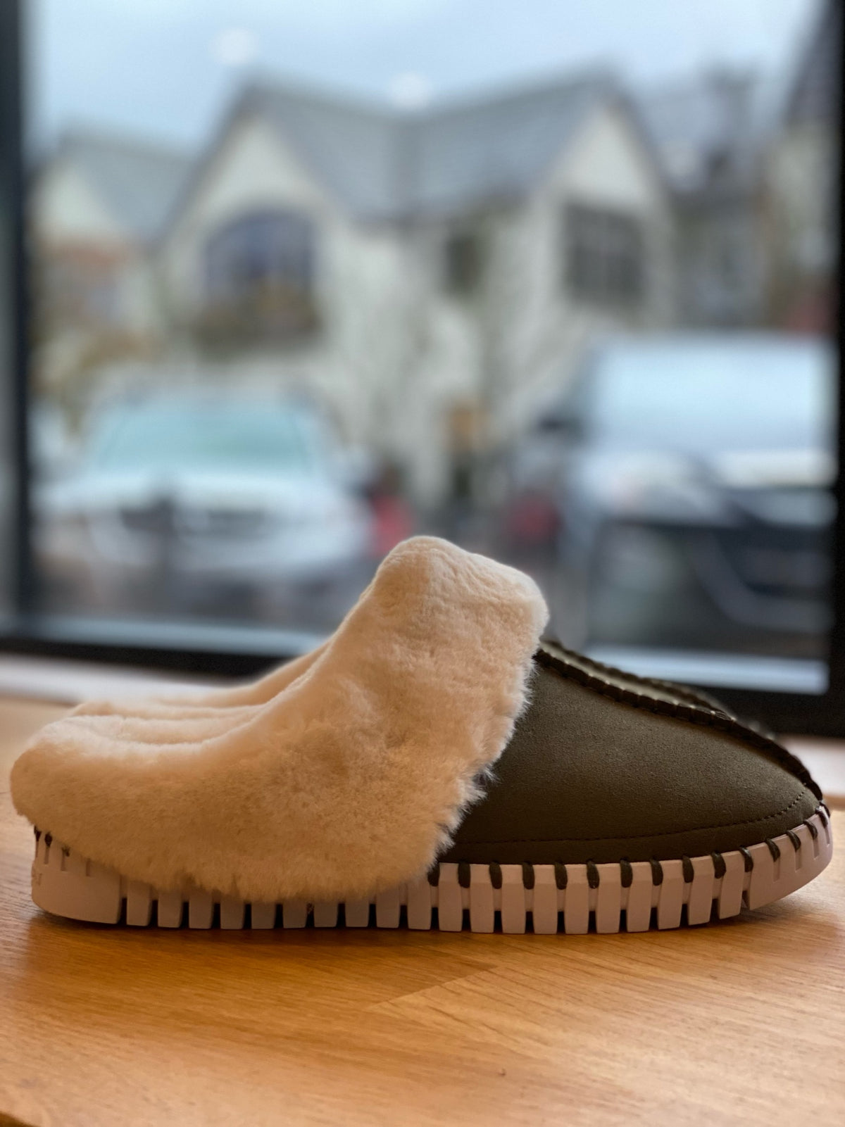 Ilse Jacobsen Tulip Slipper Deep Olive