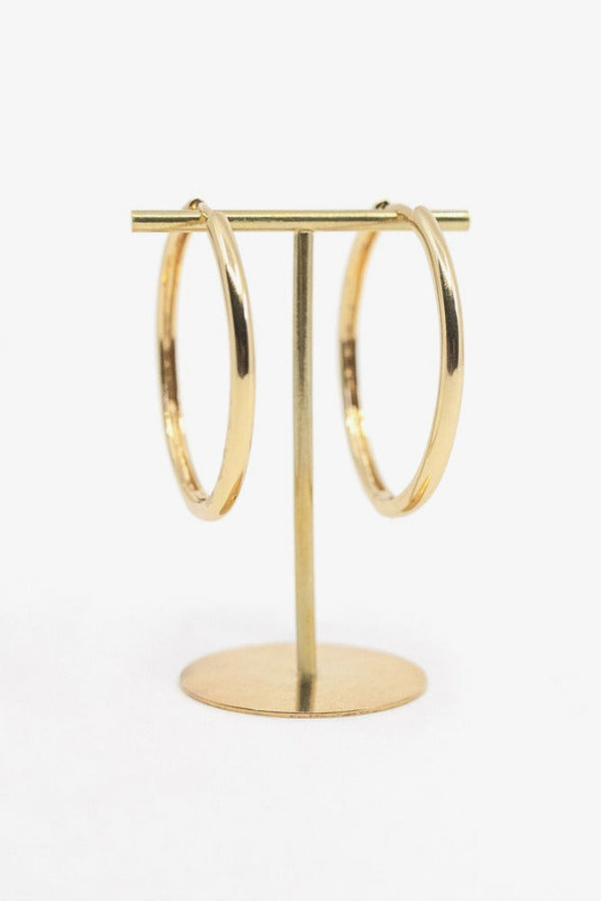 The Land of Salt Large Hoop Earrings