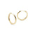 The Land of Salt Medium Hoops in Gold