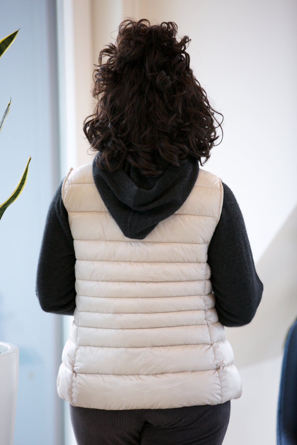 Save The Duck Lynn Vest in Rainy Beige